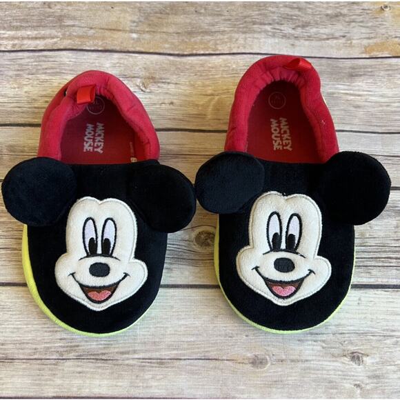 Disney Mickey Mouse Slippers 11-12 - Picture 2 of 5
